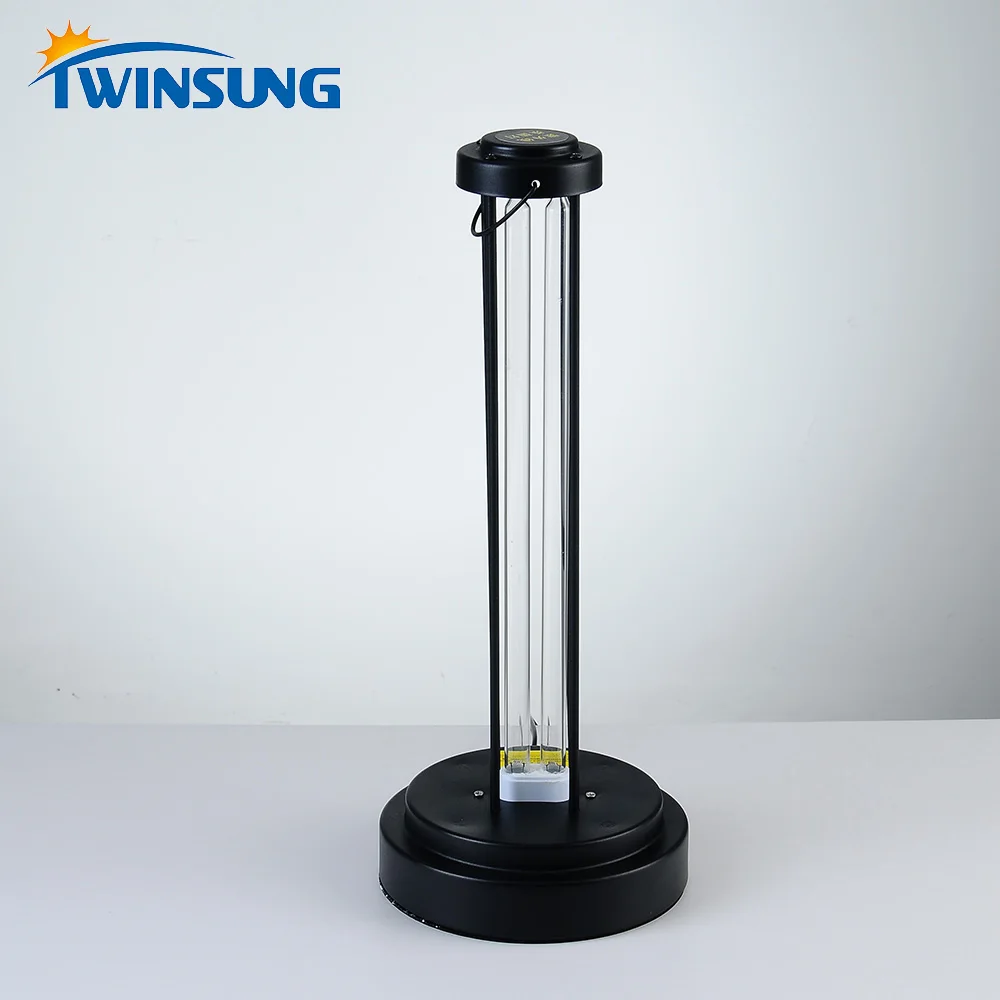 60W UVC Sterilizer Light Ozone Disinfection Germicidal Ultraviolet Lamps Remote Quartz sterilizer
