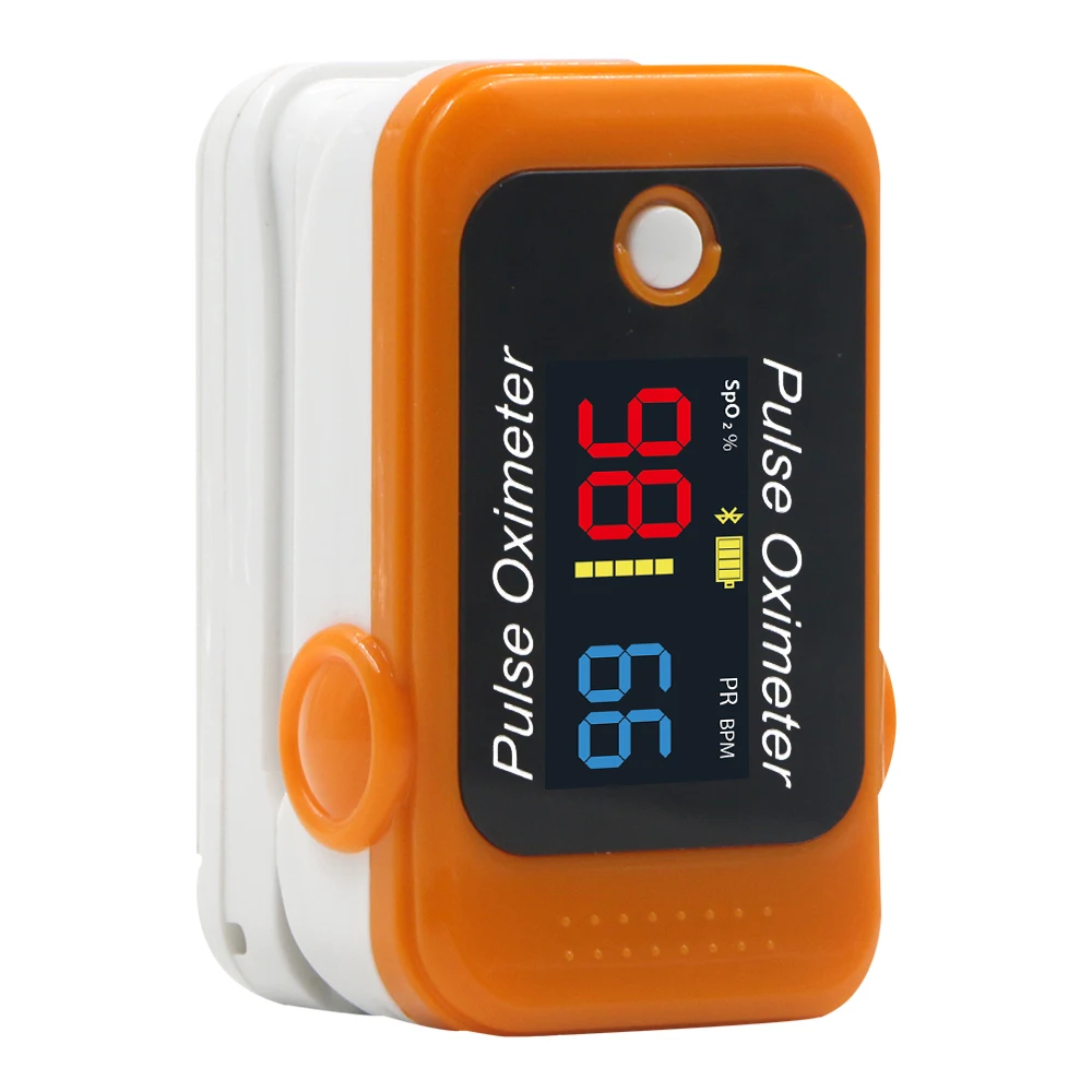 Цифровой Пульсоксиметр, измеритель пульса и уровня кислорода в крови, с Bluetooth
