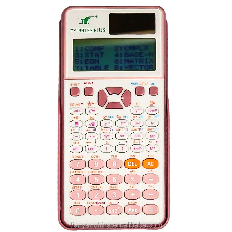 scientific calculator 417 functions dot matrix display 991 ES PLUS student Calculator
