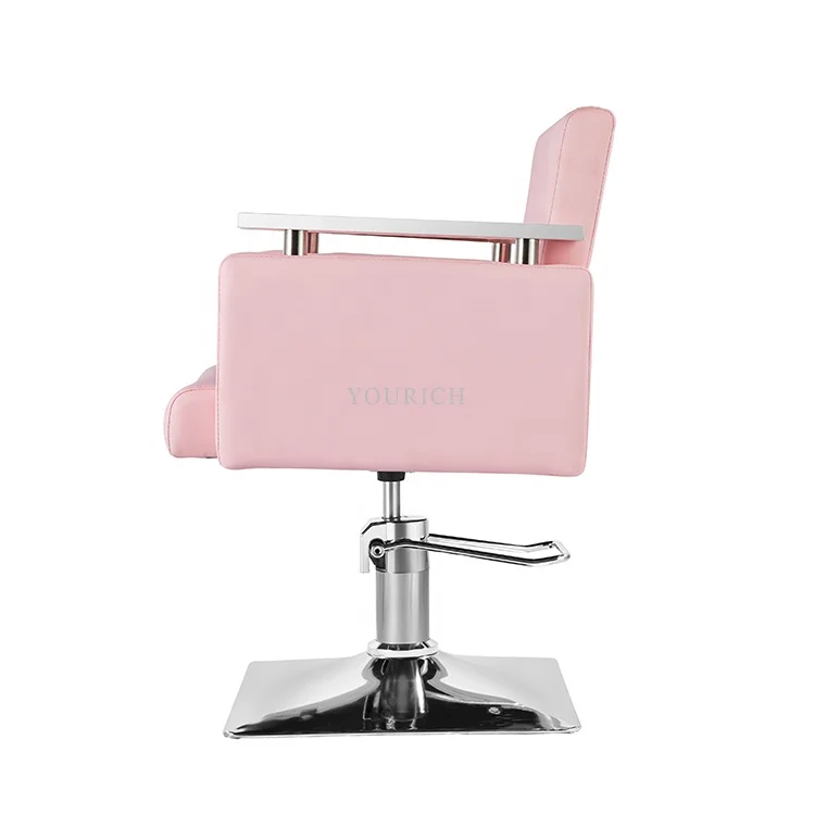 Pink Salon Products Beauty Hairdressing Salon Chair Modern Hair Salon Equipment