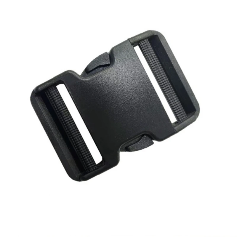 2 inch Adjustable with gears on both sides tri-glide Luggage Strap Belt Clip Whistle Plastic Side quick Release Buckle Clips