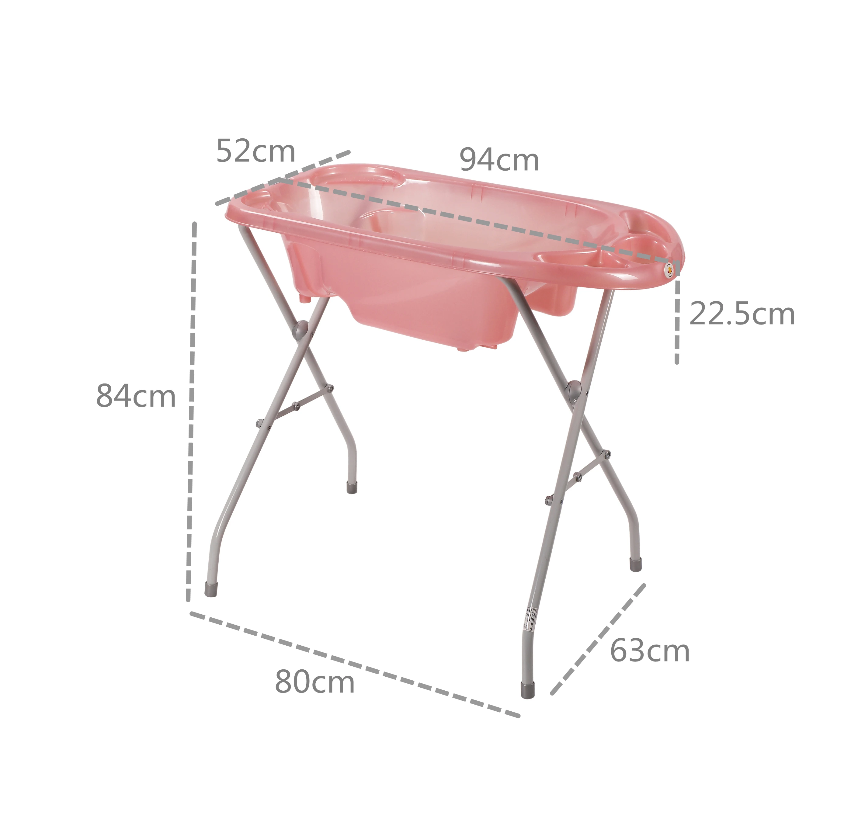 
Collapsible Plastic PP Baby Bathing Tubs Seats Bathtub and Stand 