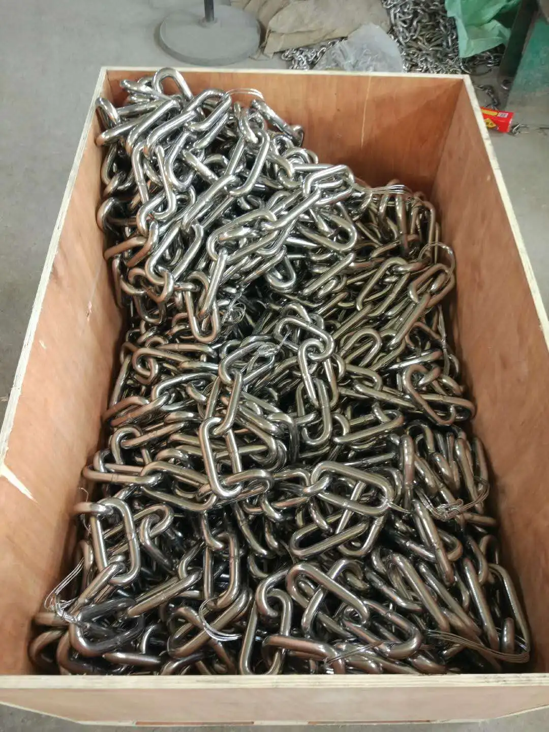 Stainless Steel Chain, DIN766/DIN763/DIN5685A/DIN5685C, SS304/SS316
