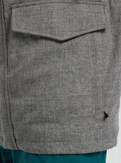 Oem Custom High Quality Light Gray Dryride Fabric Multi Pockets Men Winter Snow Ski Covert Jackets For Men