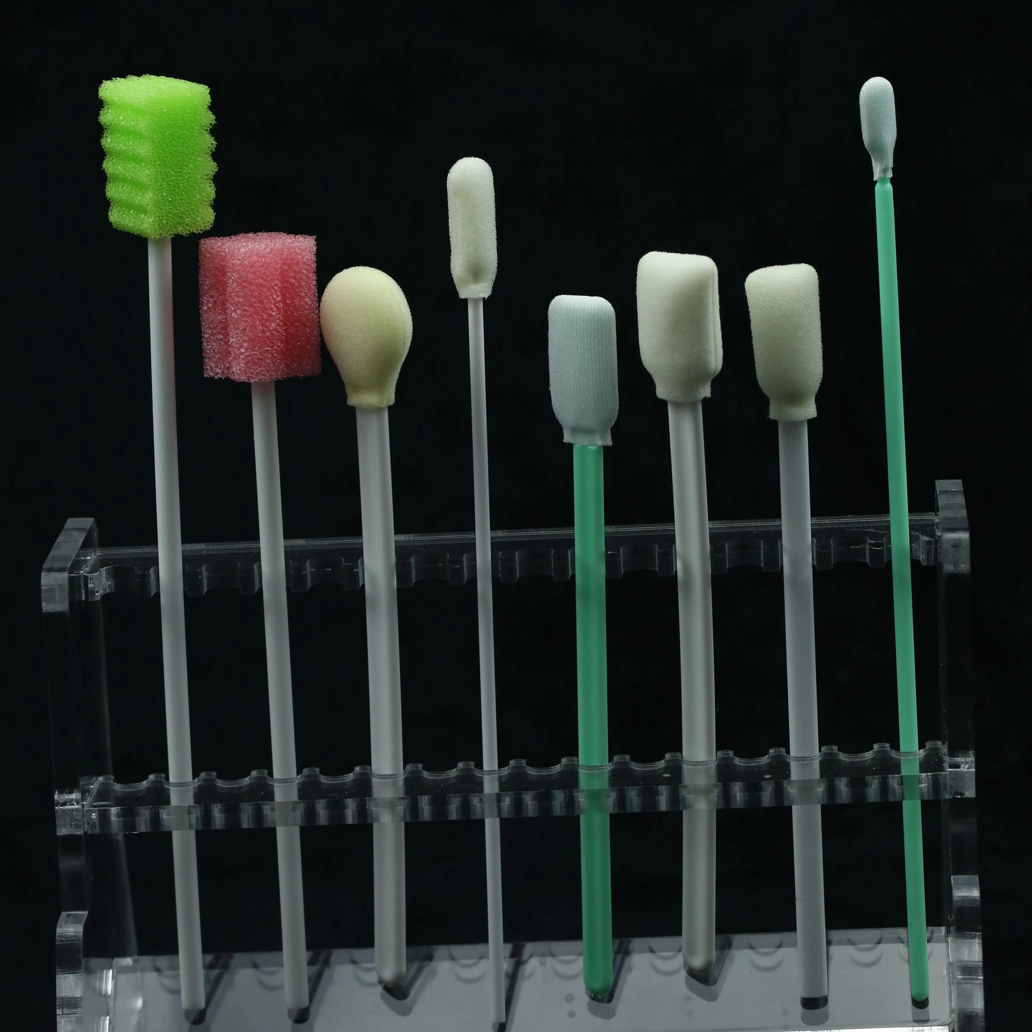 Disposable medical foam sampling sponge oral swabs stick oral swab for mouth cleaning and tooth care