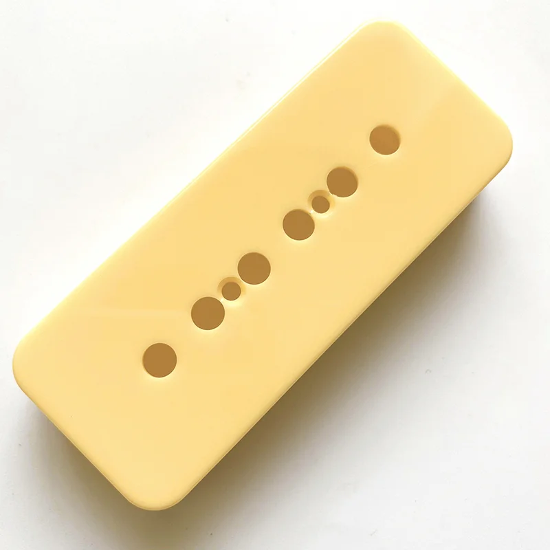 Ivory color P90 guitar pickup cover 50mm 52mm Soap bar guitar pickup cover for  Electric Guitar pickup parts