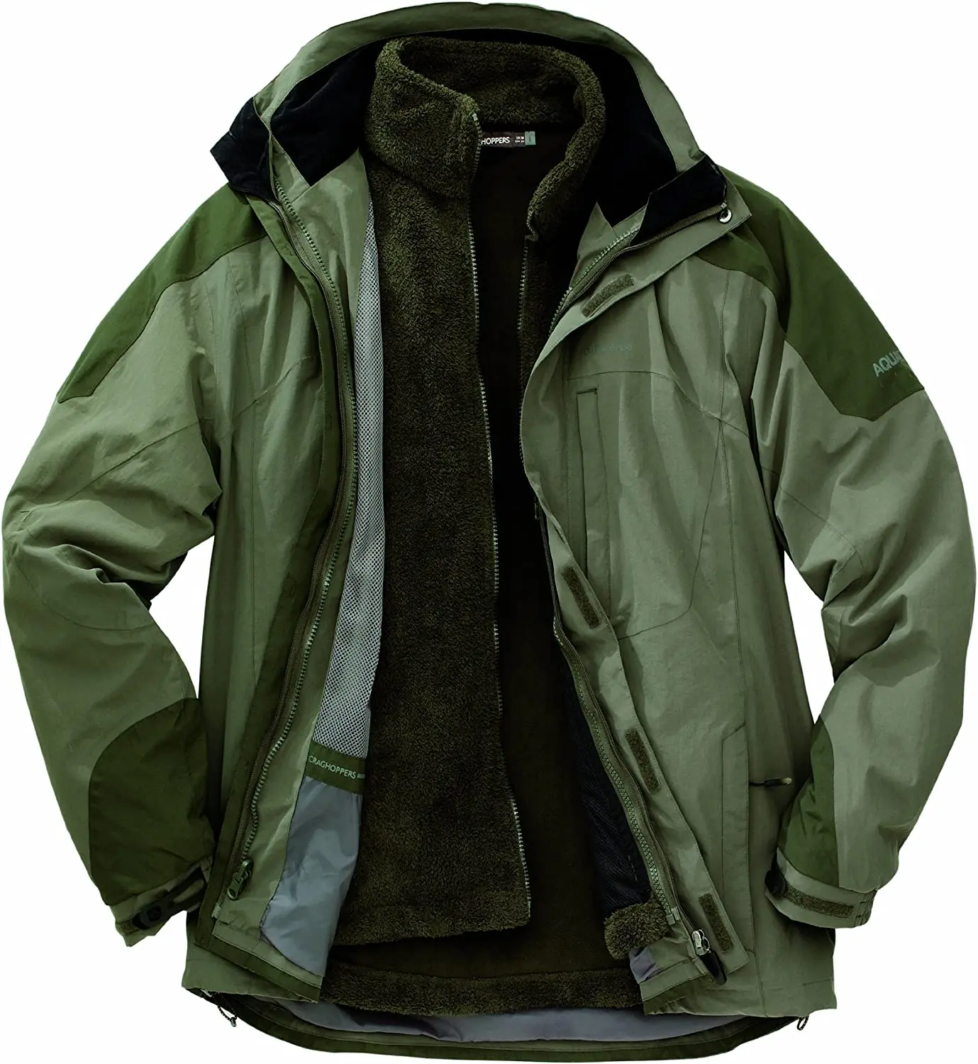 High quality OEM custom fishing jacket 3 in 1 fleece inner waterproof jacket for men