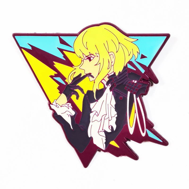 New 2d 3d cute cartoon heart round square car star christmas flag metal soft hard custom big enamel lapel pins