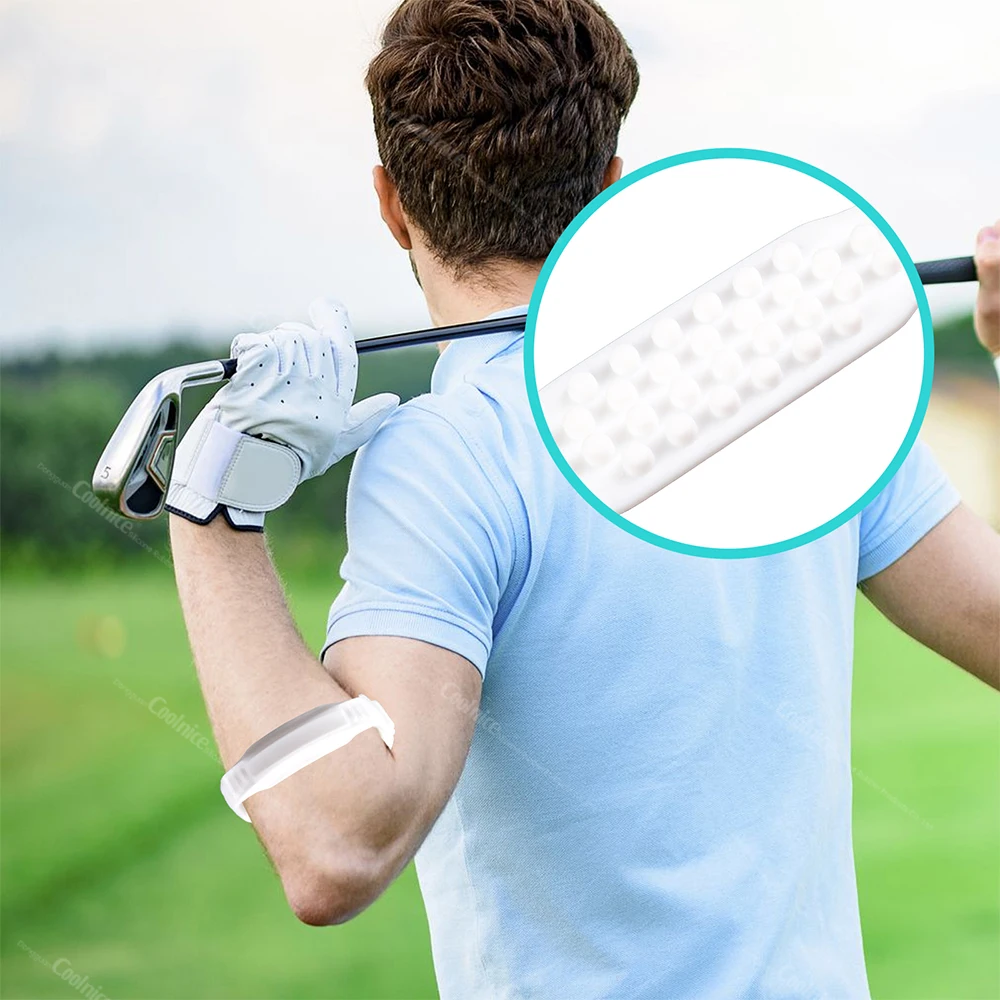 Best Selling Product 2024 Non-slip Massage Tendon Strap Silicone Support Elbow Protector for Men Women