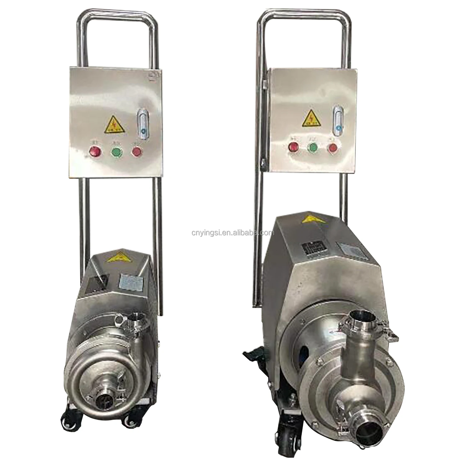 CIP-B20-4kw 5.5HP Food Grade SS316L Industrial Transport Acids Self-Priming Pump with Siemens Motor on and off Control Box