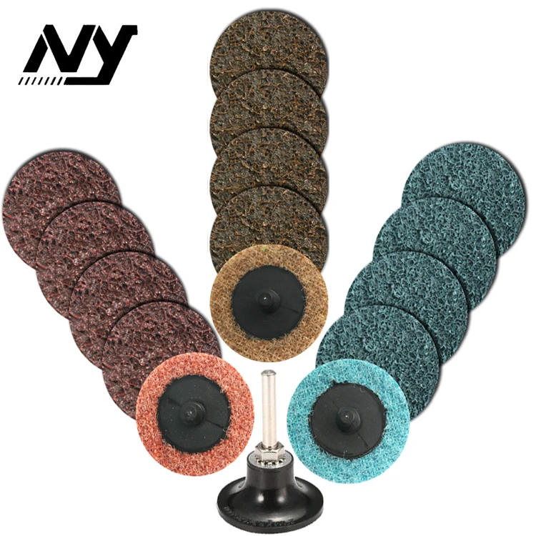 Coarse Medium Fine 2 inch 3 inch  NylonRoll Lock Disc Type Disc for Abrasive Sanding Disc for Metalworking