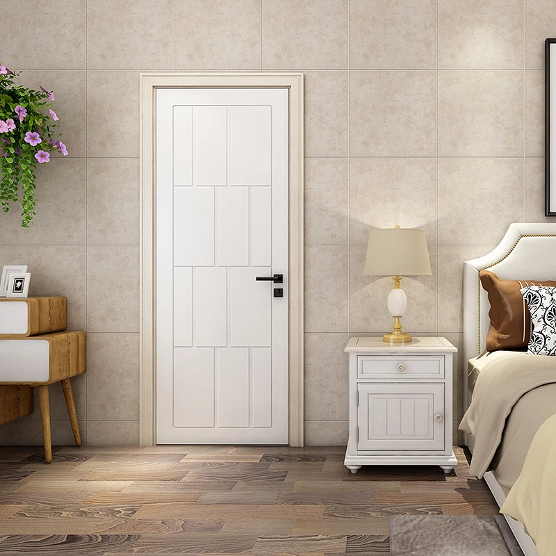 Design Bedroom Modern Interior Door Solid Wood Bookcase With 2 Wooden Doors Prices in Saudi Arabia Wooden Door