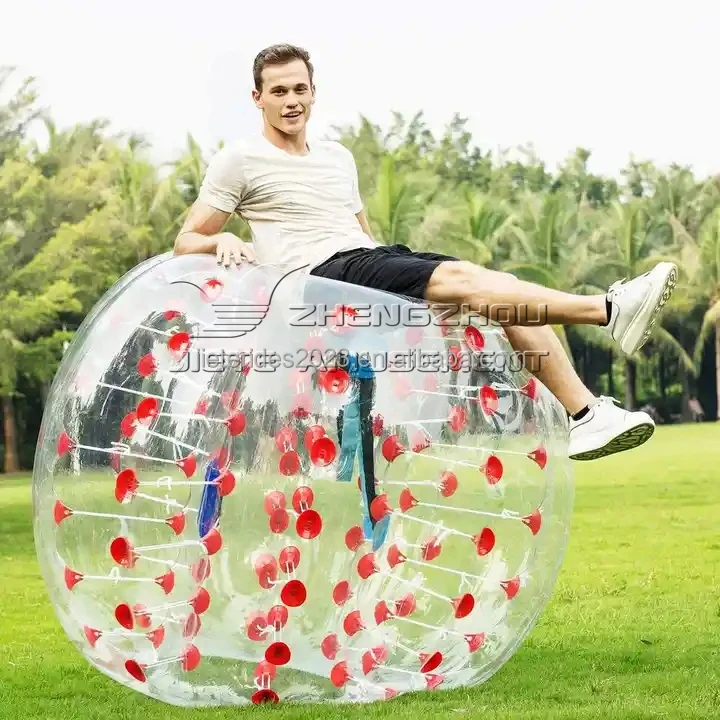 Manufacturer cheap price PVC inflatable adult body zorb soccer human bubble bumper ball for football