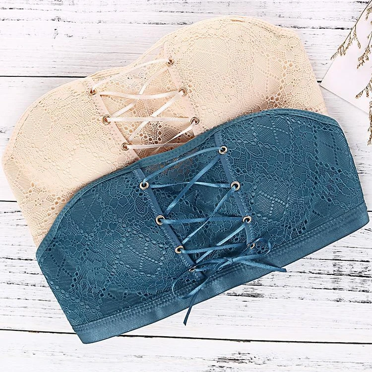 Wholesale Multifunction Bra 32 Size Soft Lace Wedding Magic Push Up Frontless Bra Strapless Bra Invisible For Female