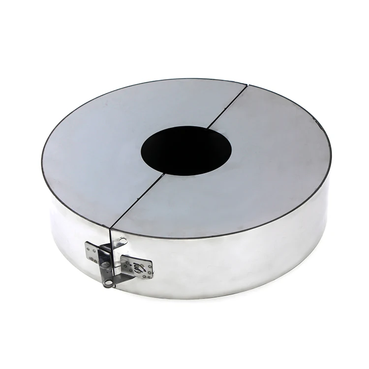 China Metal Spray Shields Stainless Steel 316 Flange Cover With Buckle