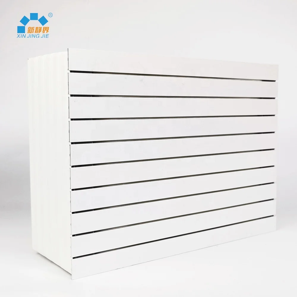 aluminum grooved acoustic panels soundproof  apartment ceiling