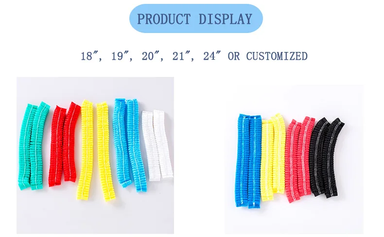 Nurse   Use Case of 1000 21inch Non-woven Disposable Round Cap Bouffant Surgical Cap