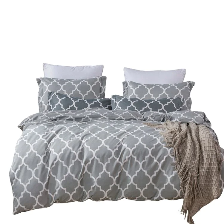 Soft Like polyester fiber sheet sets Home 4 Piece Microfiber Bed Sheet Set Solid Comforter Bedsheet Bedding Set