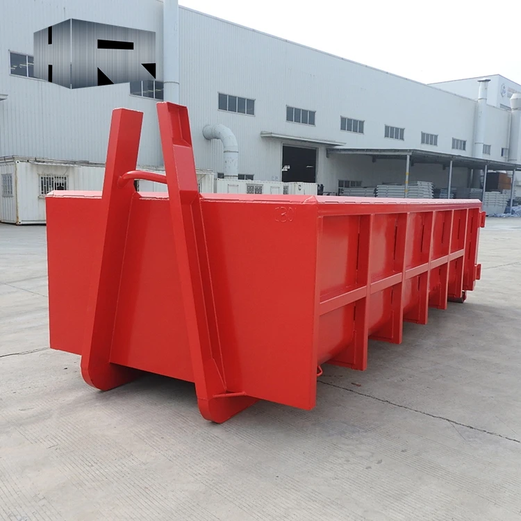 10CY -60CY customized roll off dumpster special container hook lift bin