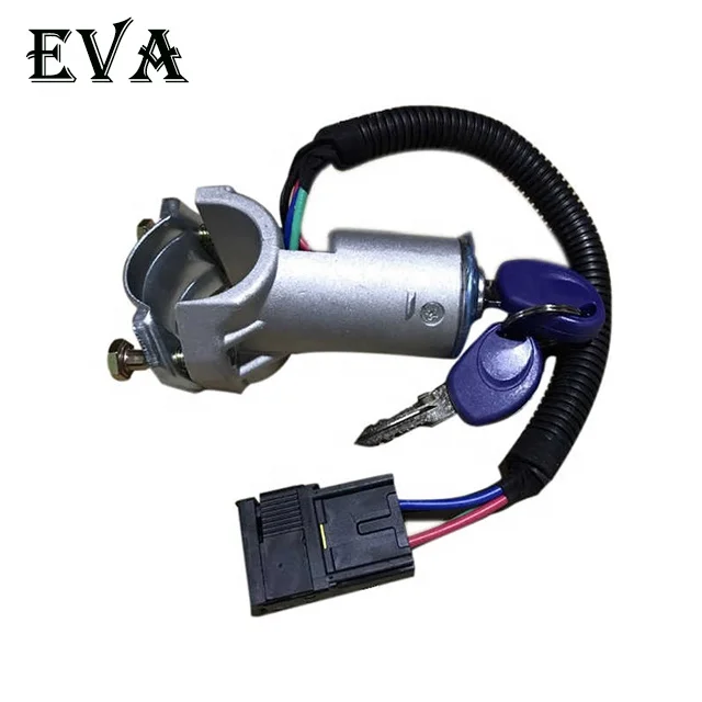 EVA factory  ignition switch for IVECO DAILY 2006  2996075 2996076 Ignition Barrel Lock Switch With 2 Key