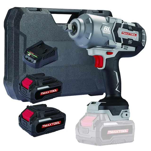 High Torque 1000N.m Spindle With Friction Ring Dismounting Nut 1/2inch Drive Heavy Duty Cordless Impact Wrench