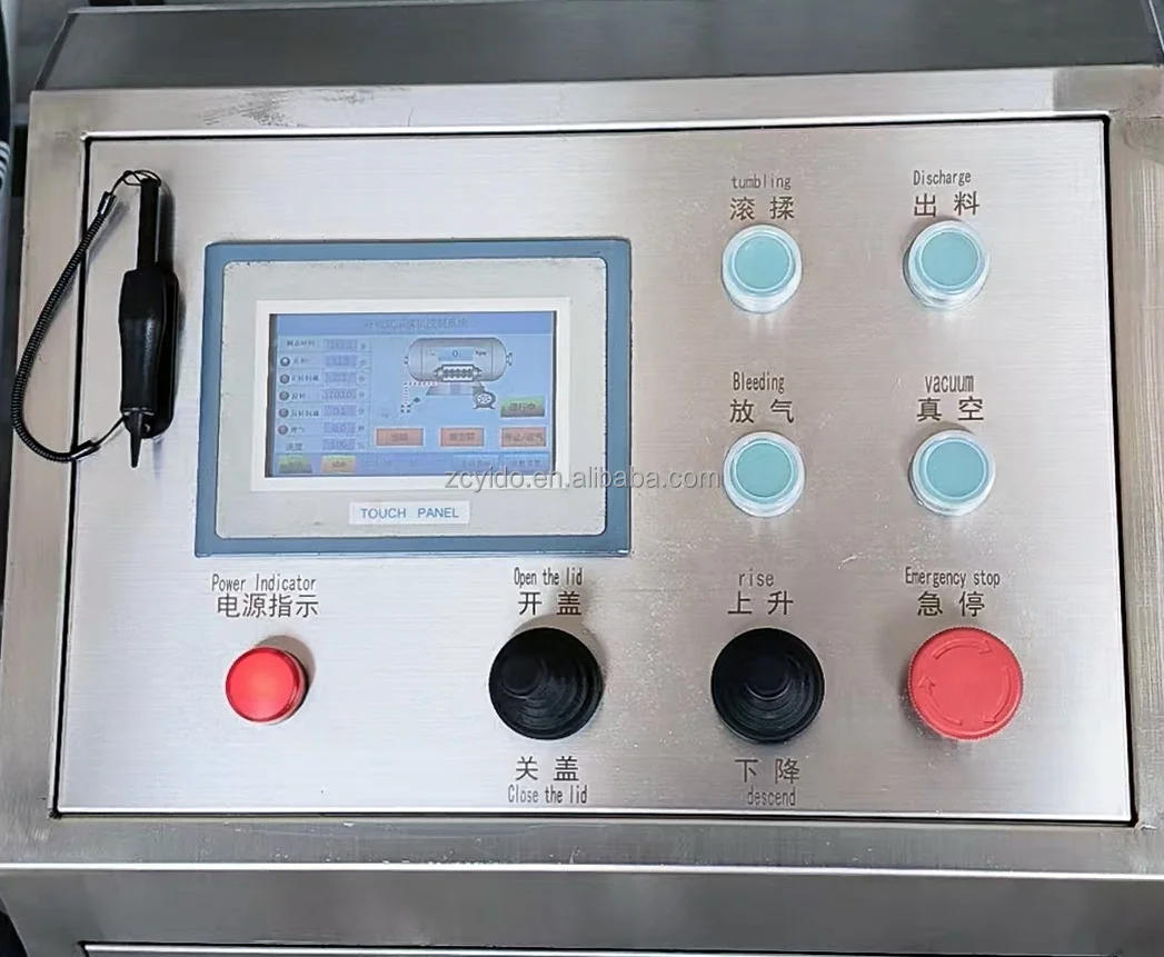 Industrial High output 3000kg/time Poultry Tumbler Machine Chicken hydraulic heating or cooling Vacuum meat Tumbler For Sale