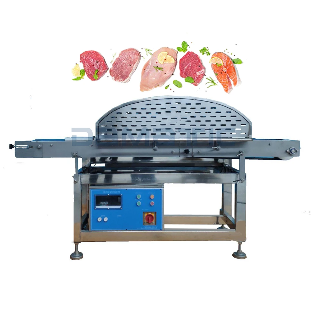 Meat Slicing Chicken Slicer Machine 3mm Industrial bbq Meat Stripper Saw Cutter Chips Cutting Machine Blade Home For Restaurant