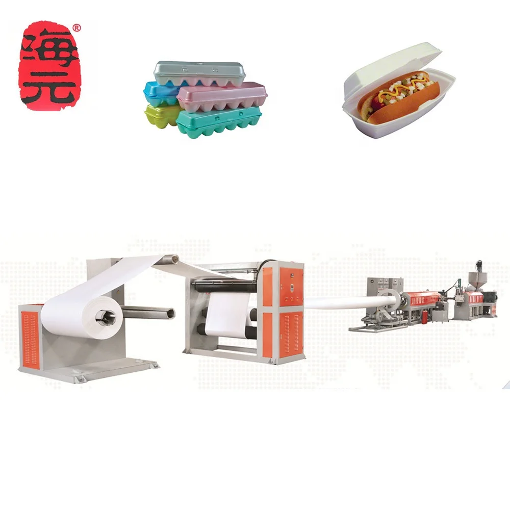 
PS foam disposable plastic vacuum forming making machine for pizza box 