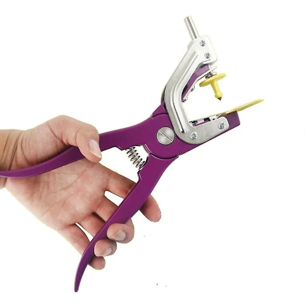 Китайское сельскохозяйственное оборудование лазерное печатание металлические Ушные бирки с аппликатором