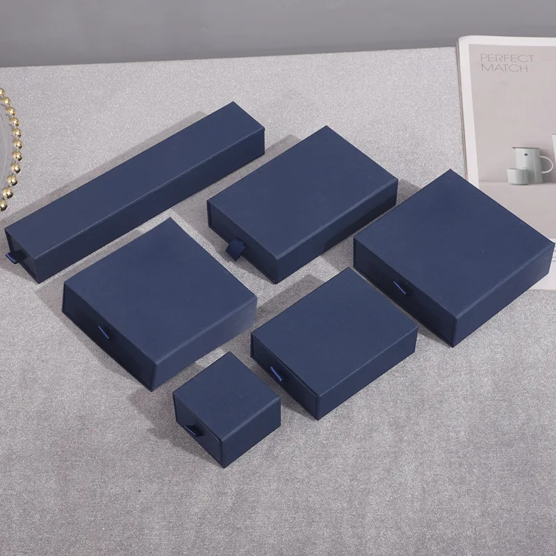 New Styles Small Jewelry Packaging Box Paper Cardboard Rings Jewelry Gift Boxes Luxury Jewelry Packaging Box