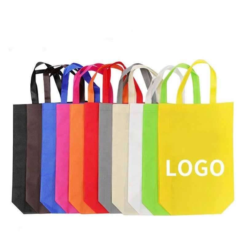 Hot Sell Eco Friendly Recycled Reusable Shopping  Non-Woven Tote Ecological Bag With Logo Custom