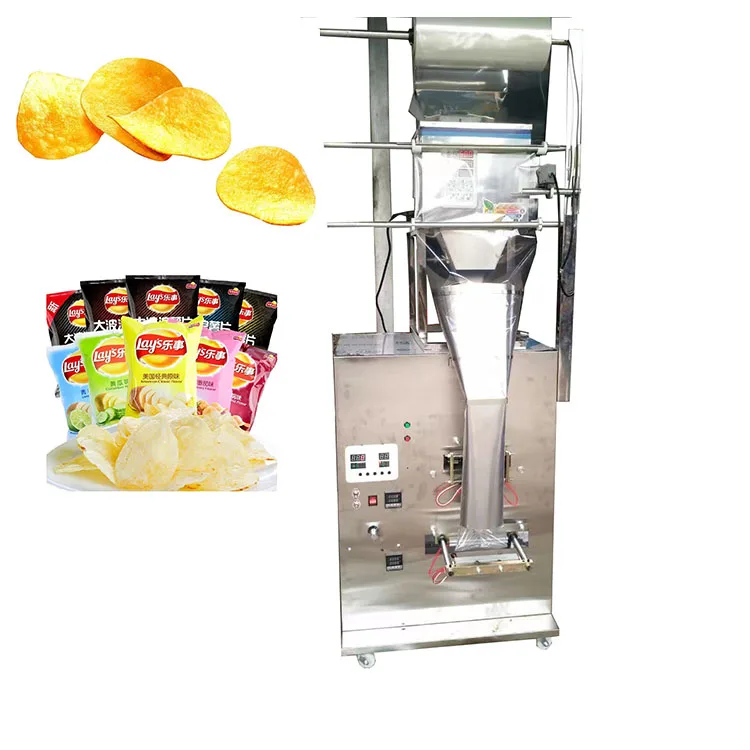 80g automatic potato chips weighing & Packing Machine Multi-Function Granule Packaging machine