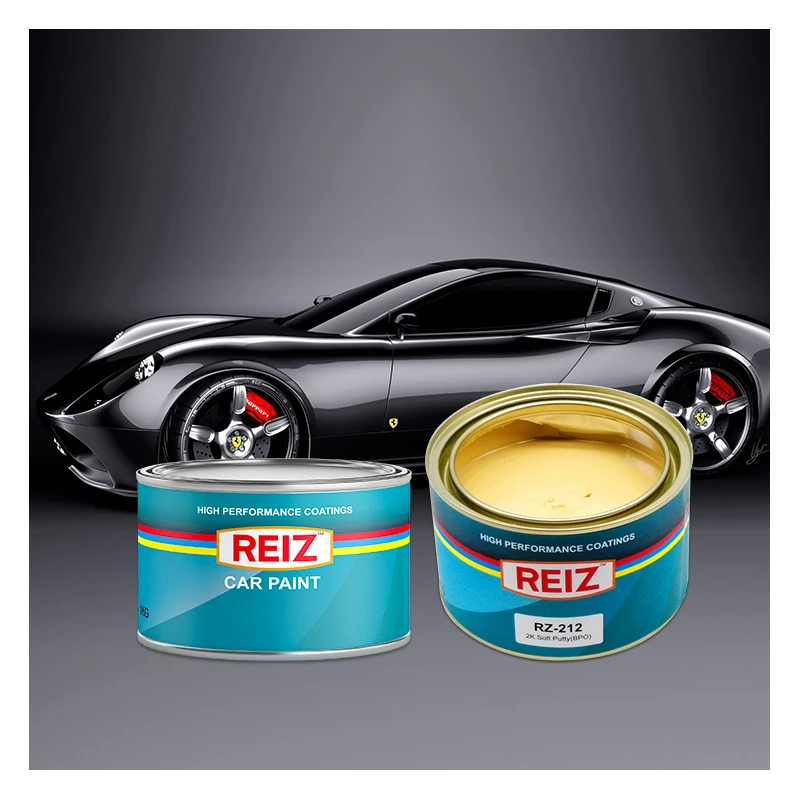 REIZ good excellent filling 2K light weight body filler putty for car automotive paint collision repair