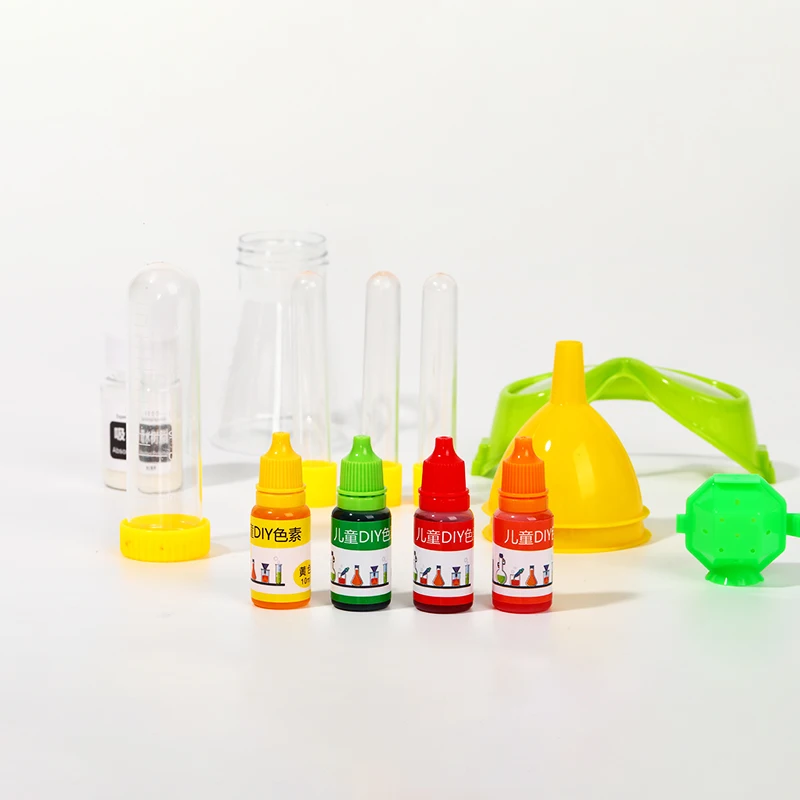 Student gift diy fun  chemistry science experiment set parent-child manual brain science education enlightenment toys