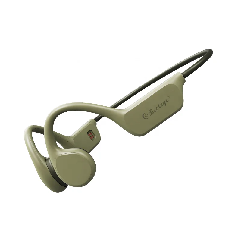 Oem Odm 5.3 Ipx8 Waterproof  Bone Conduction Headset Headphones Wireless Sports Earphones C Shape Module With Microphone Tws