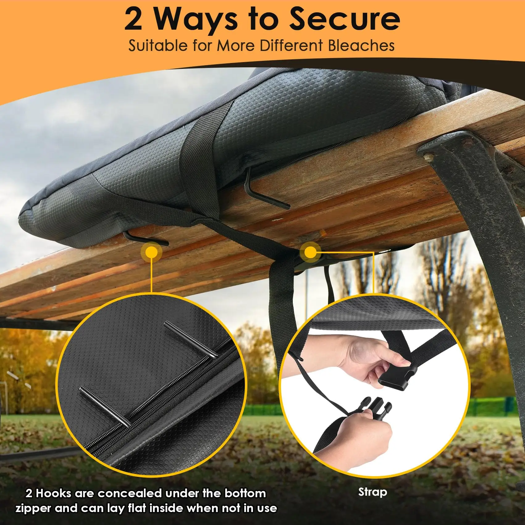 Hot Sale Portable Heated Stadium Seat Chair Waterproof Reclining Folding Bleacher For Bleachers