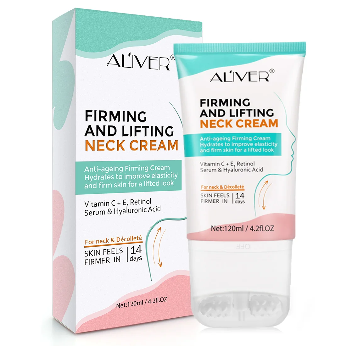 OEM Private Label Natural Organic Neck Whitening Cream Anti Aging Lifting Firming Skin Care Massage Neck Cream