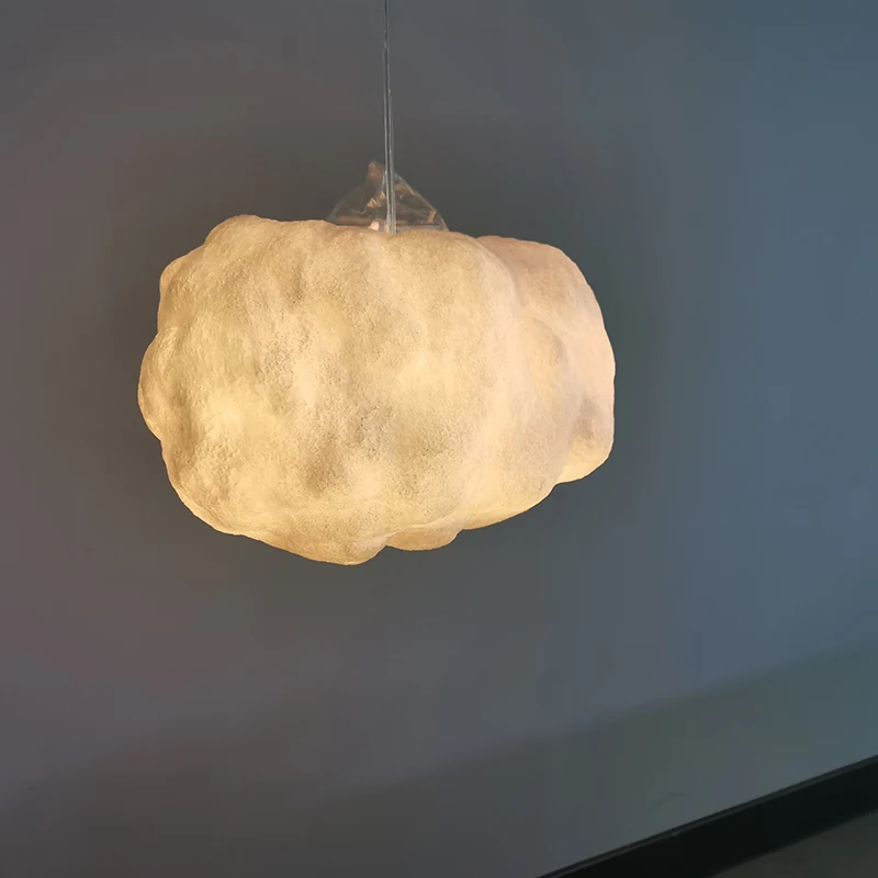 
Modern Dreamlike Effect Mounted Cloud Shade Lighting RGB Bar Cafe LED Decorative Pendant Lamp Light for Indoor Living Room 