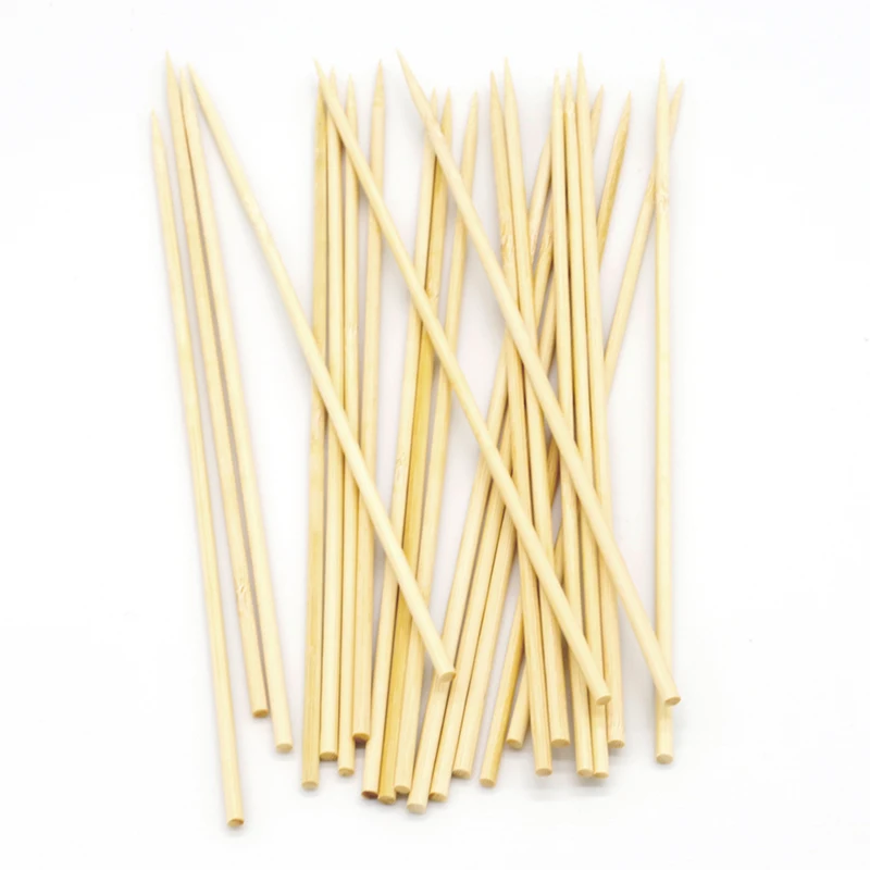 Wholesale barbecue bamboo and wooden bbq skewer