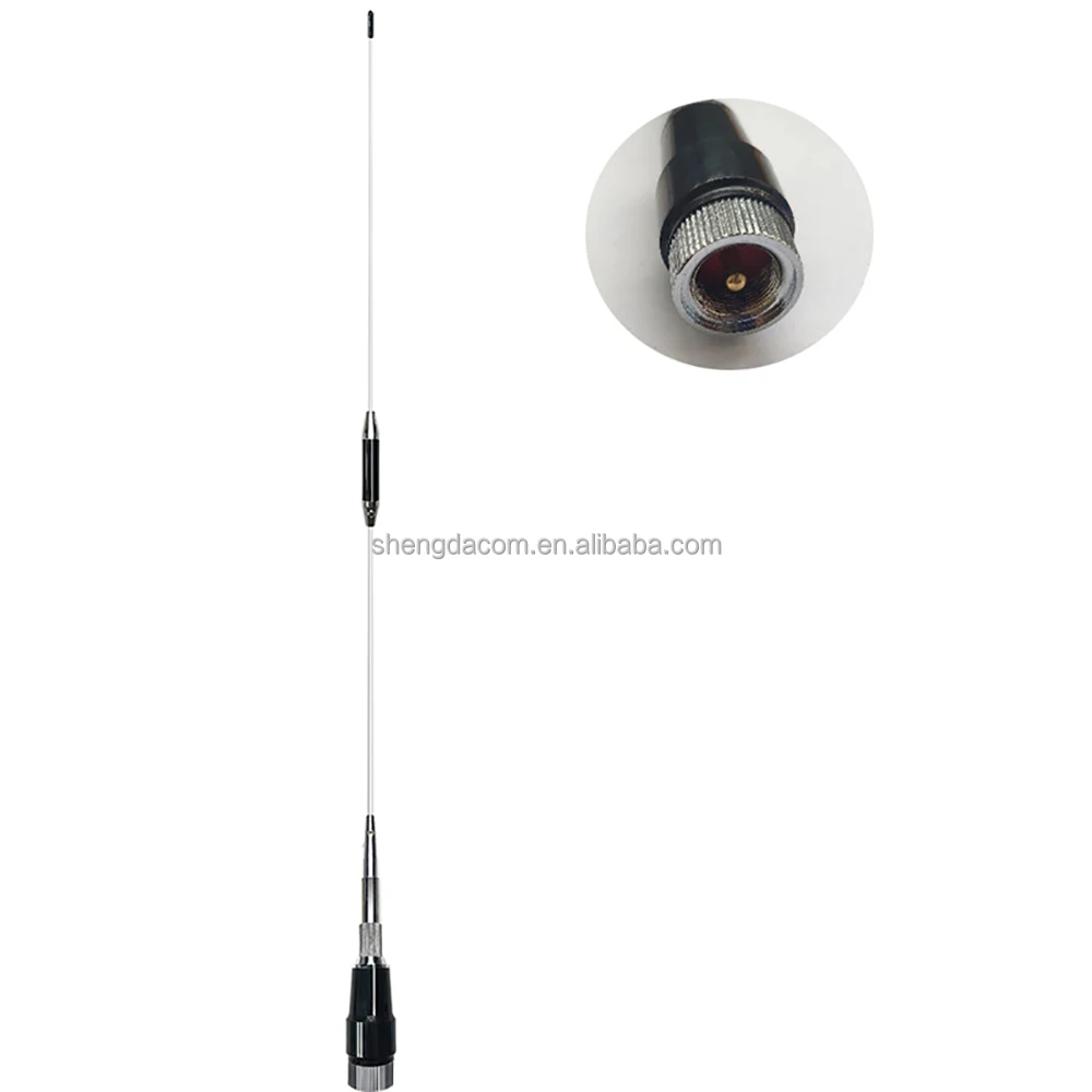 VHF UHF dual band  ham radio antenna 960mm mobile antenna 144/430MHz car communication antenna with PL259 connector