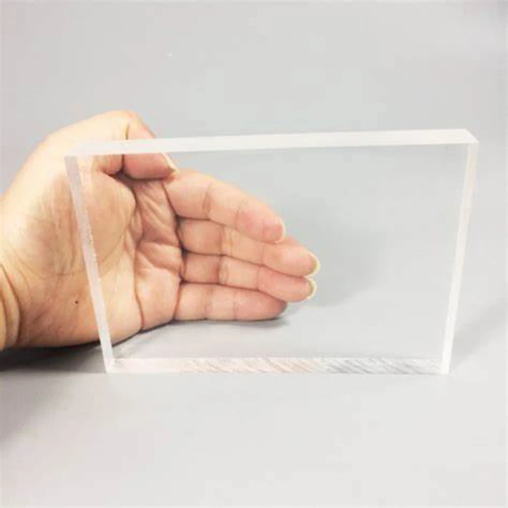 Custom 4 x 8 Unbreakable PC building material 6mm plastic PVC Acrylic solid flat polycarbonate sheet