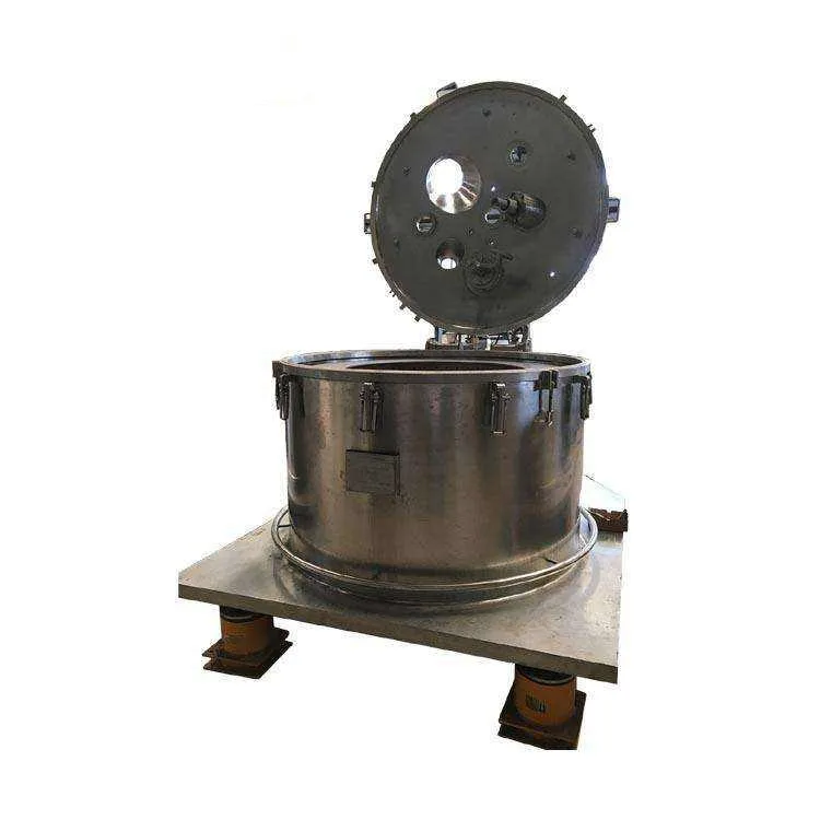 High efficiency flat plate filter centrifuge for kitchen salt, glutamate sodium production