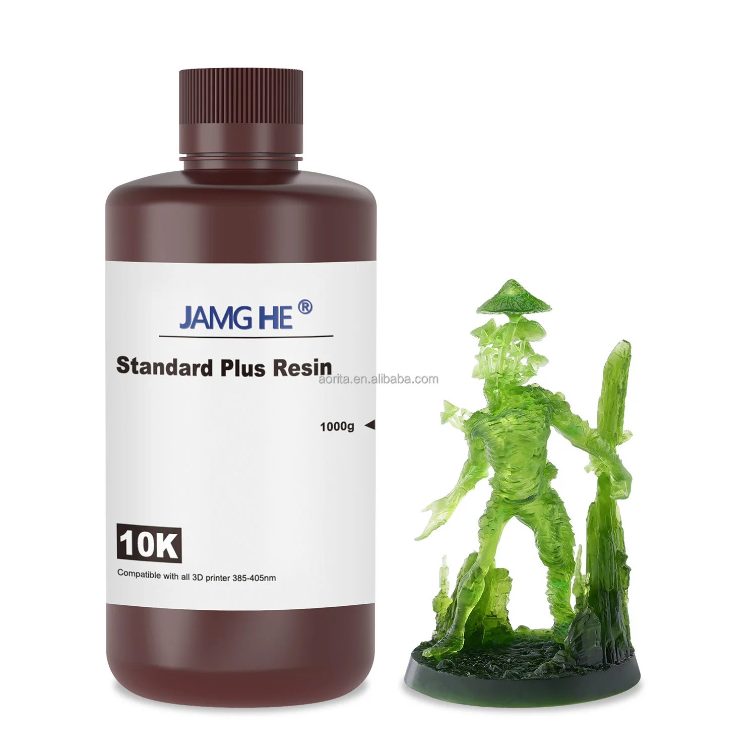 405nm High Wax Smooth Surface Hard Castable Burnout Ash free Casting Resin Designed for Monochrome LCD DLP 3D Printer