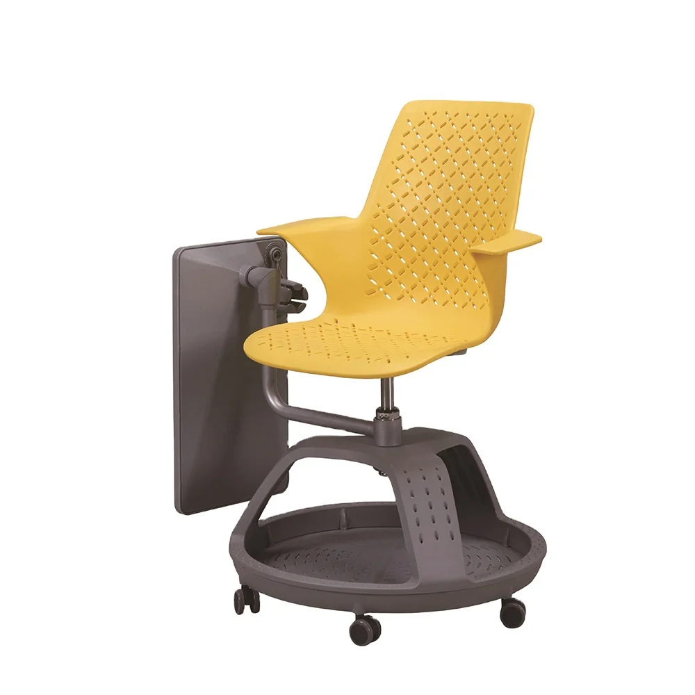 2021 New Arrival Node School Chairs with Writing Pad for Classroom Training