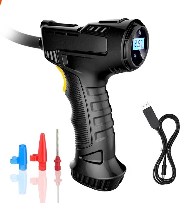 Multifunctional Hand Digital Monitoring Quick-fill DC Air Compressor Car Inflator Tire Pump for Sale