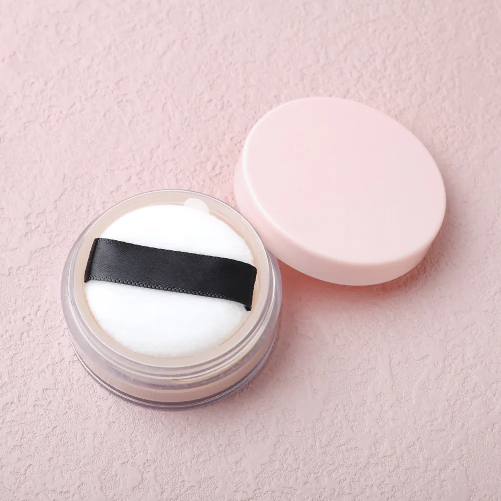 SENKA Face Base Makeup Loose Powder Matte Waterproof Cosmetics Makeup Private Label Vegan Pink Loose Setting Powder