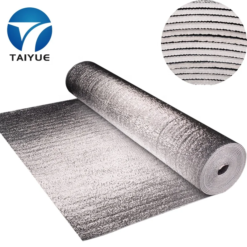 Radiant Barrier Aluminum Foil Insulation Material EPE/XPE Foam Fire Resistant Closed Cell Thermal Insulation