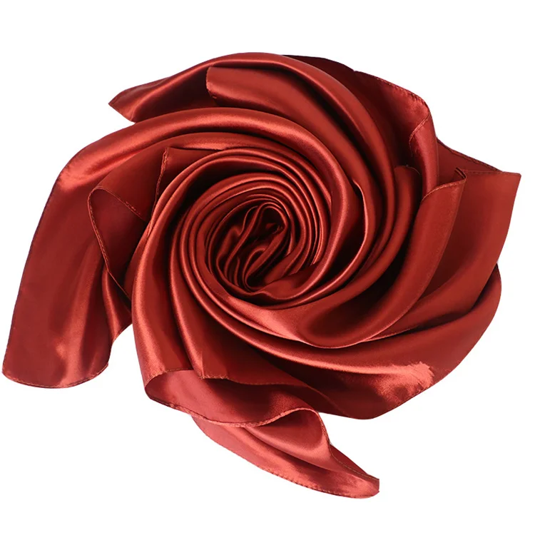 Custom Printed Paisley Polyester Cotton Bandana Square Scarf Luxury Flower Printing Silk Hair Bandana With Logo