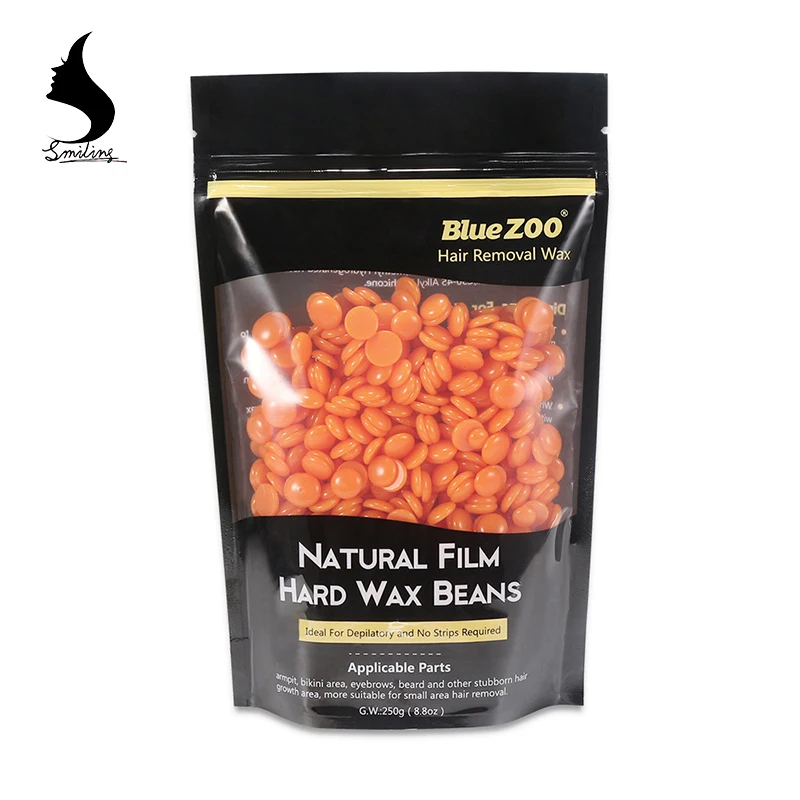 
Blue Zoo 250g Rose Pearl Hair Removal Hot Wax Brazilian Painless Depilatory Elastic Hard Wax For Hair Removal 