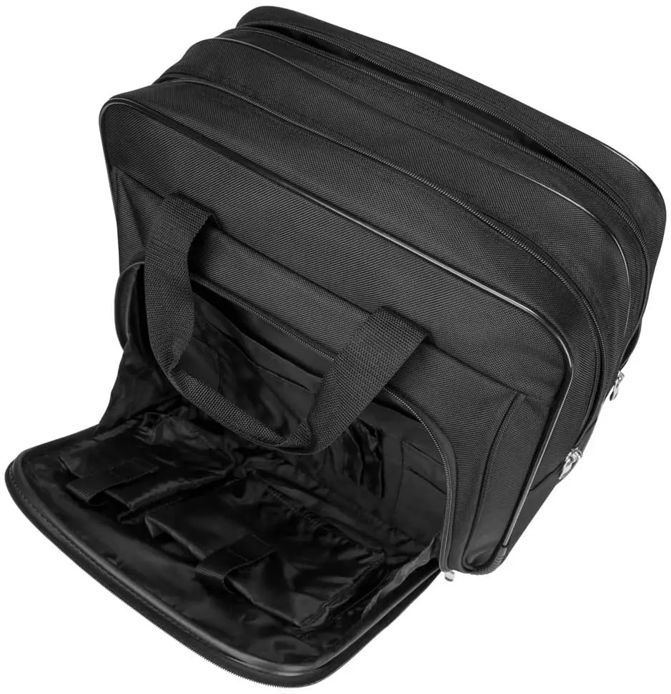 Прокатки чемодан для деловых поездок подходит 17 дюймов ноутбук сумка для ручной клади дипломат прокатки сумка для ноутбука